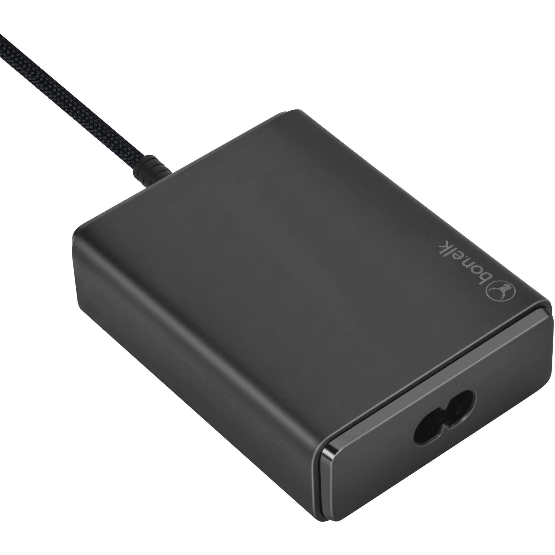 Bonelk Long-Life 100W PD GaN Desktop Charger with In-built USB-C Cable 1.5m (Black) - Image 5