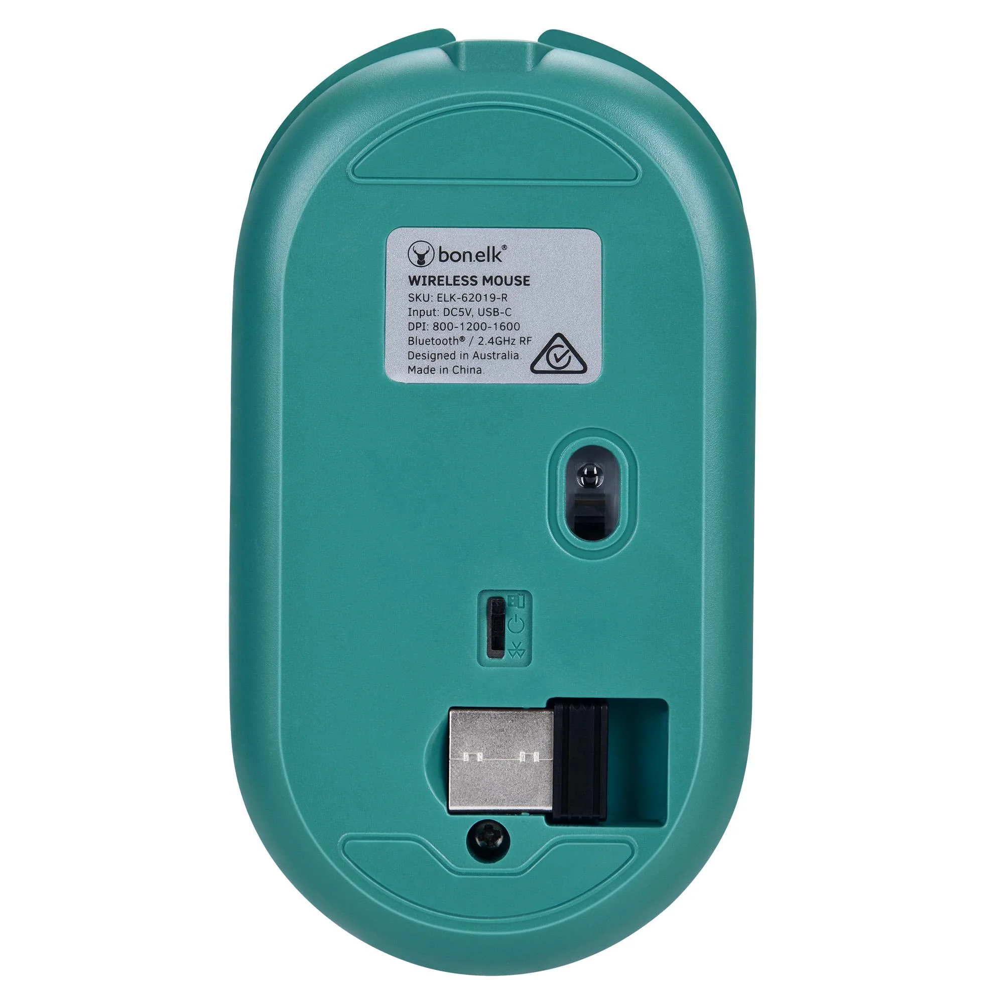 Bonelk M-270 Wireless Mouse (Emerald) - Image 6