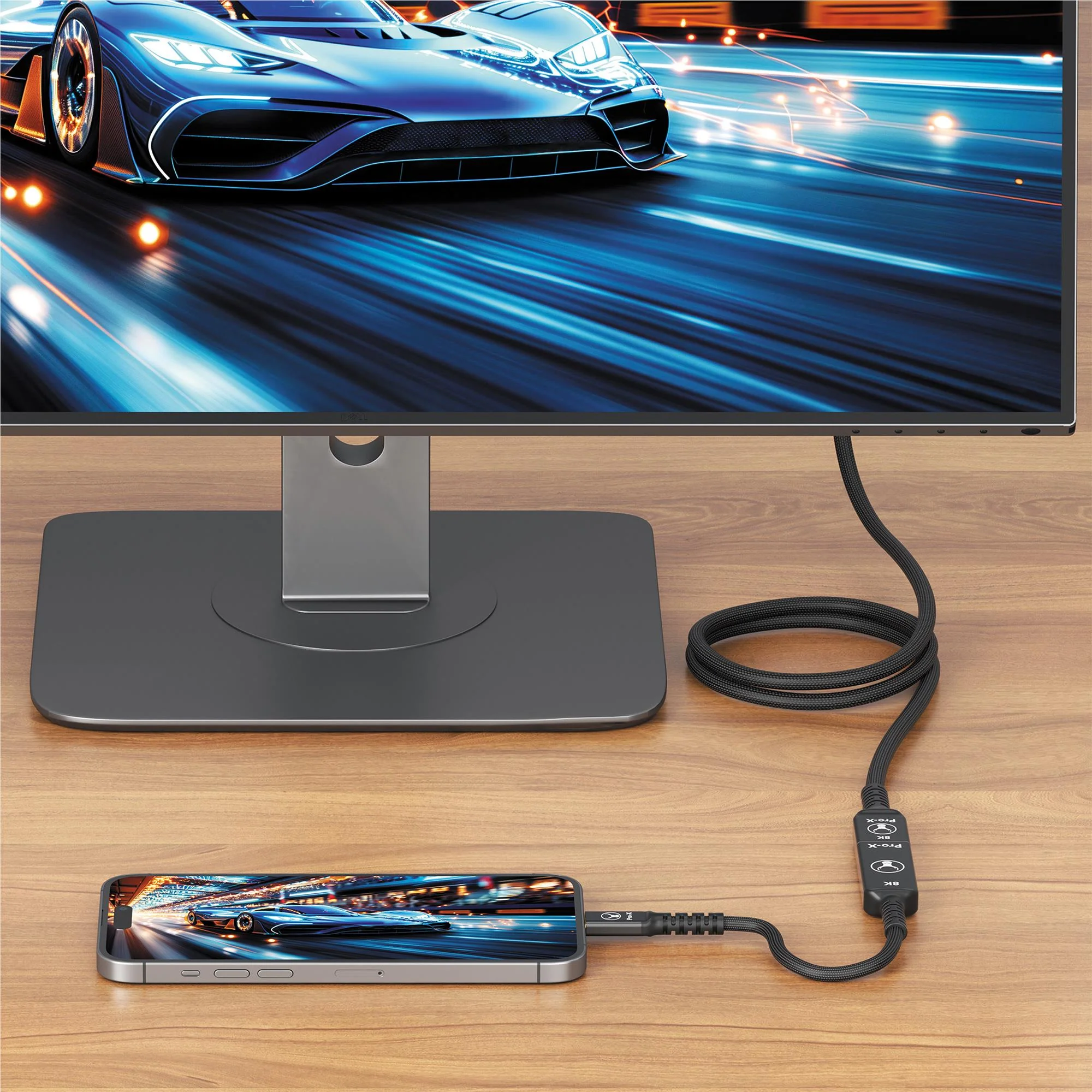 Bonelk Pro-X Long-Life USB-C to HDMI Adapter 0.15m (Black) - Image 4