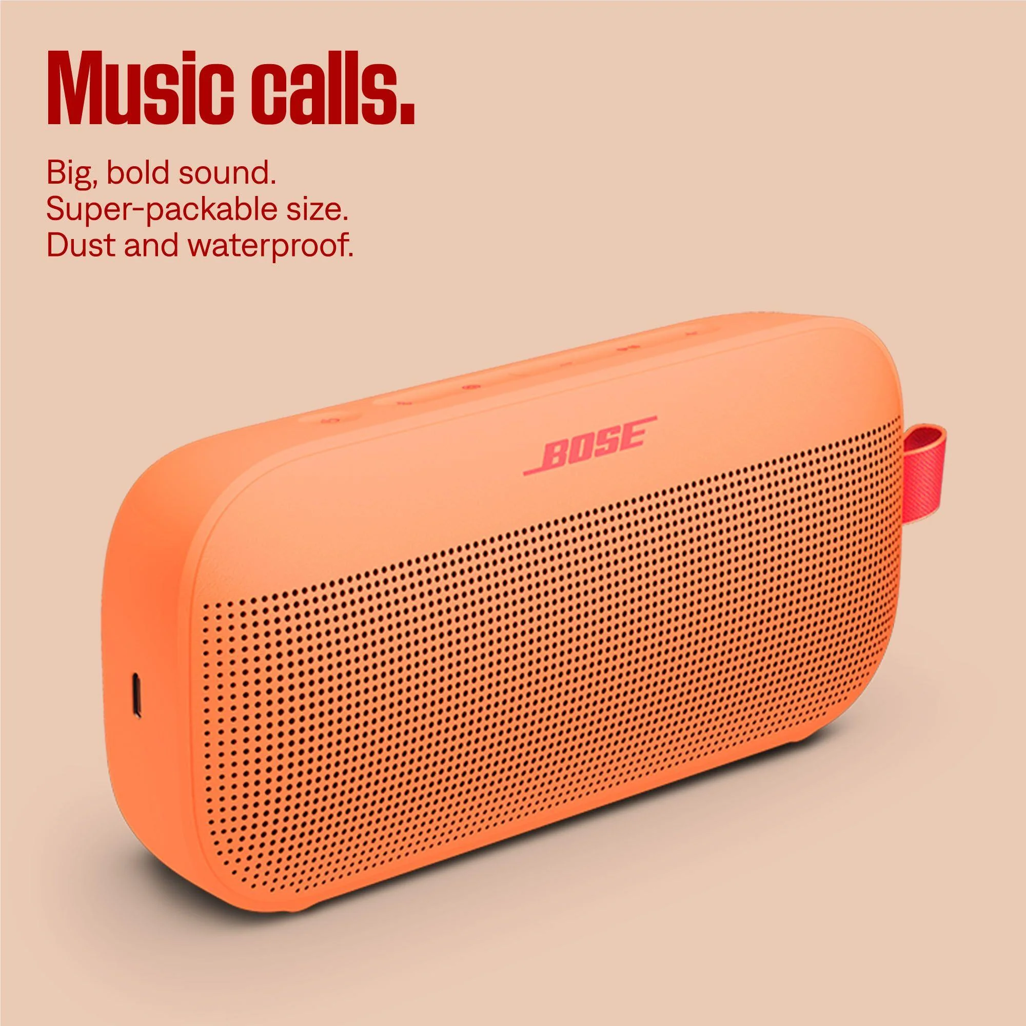 Bose SoundLink Flex Portable Speaker 2nd Gen (Peach) - Image 6