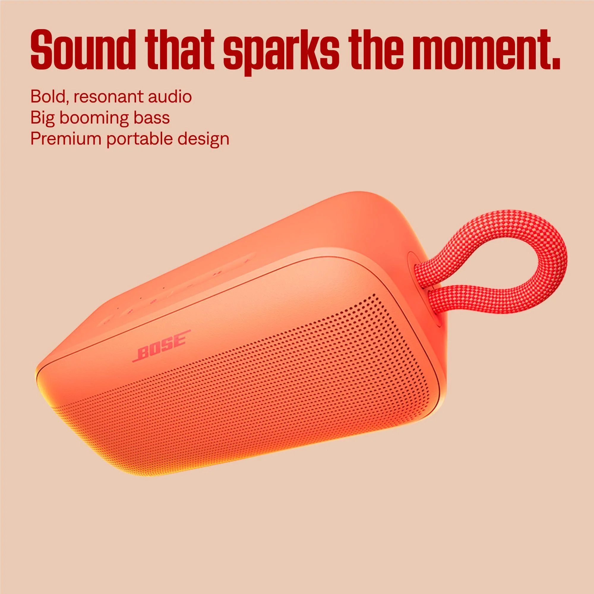 Bose SoundLink Plus Portable Speaker (Peach) - Image 4