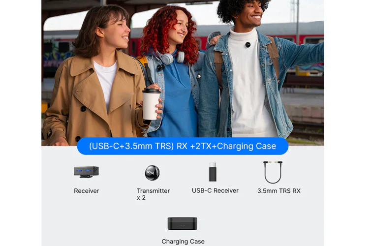 BOYA BOYALINK 3 AI-Powered Wireless Microphone (USB-C) - Image 2
