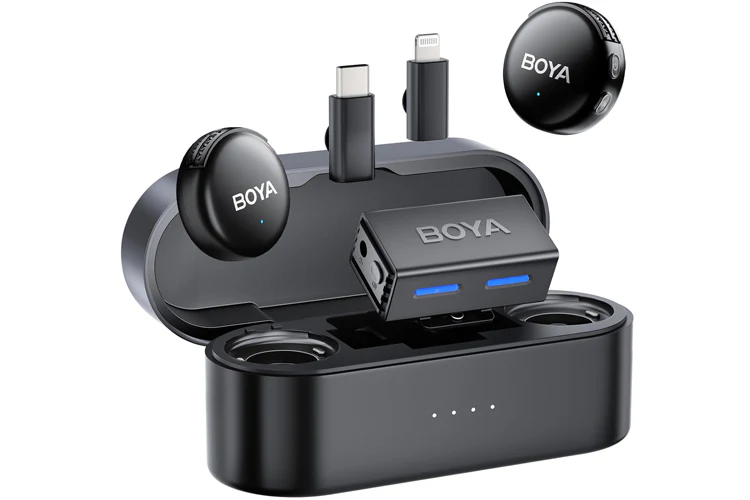 BOYA BOYALINK 3 AI-Powered Wireless Microphone (USB-C / Lightning) - Image 2