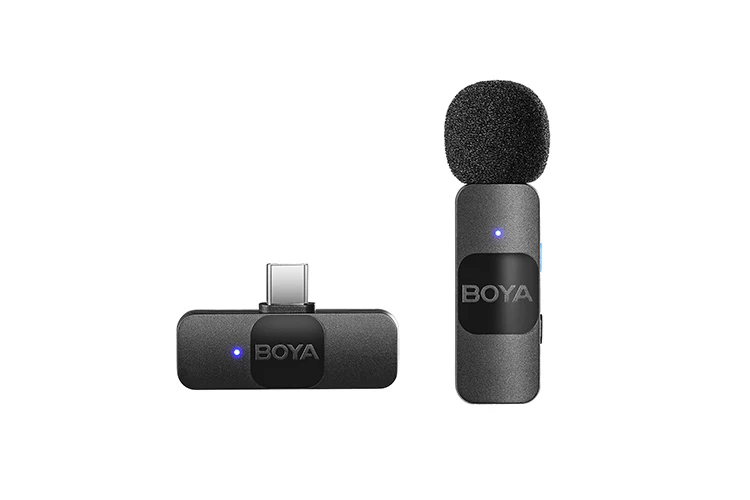 Boya BY-V10 Wireless Lavalier Microphone for Android USB-C - Image 2