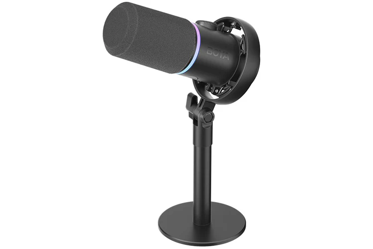 BOYA CastMic S60 RGB USB and XLR Dynamic Gaming Mic - Black - Image 2