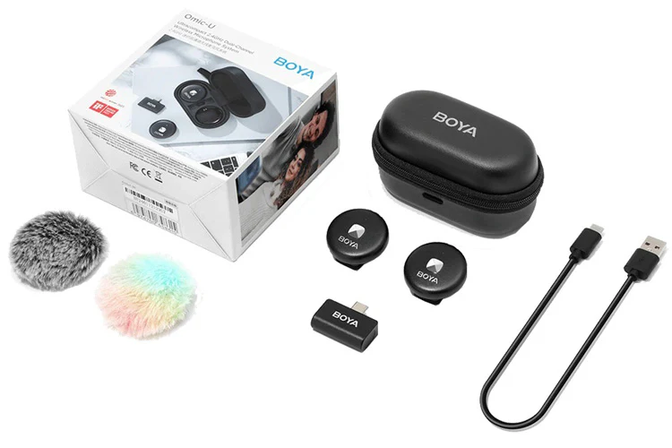 Boya Omic-D Wireless Lavalier Microphone for iPhone iPad - Image 4