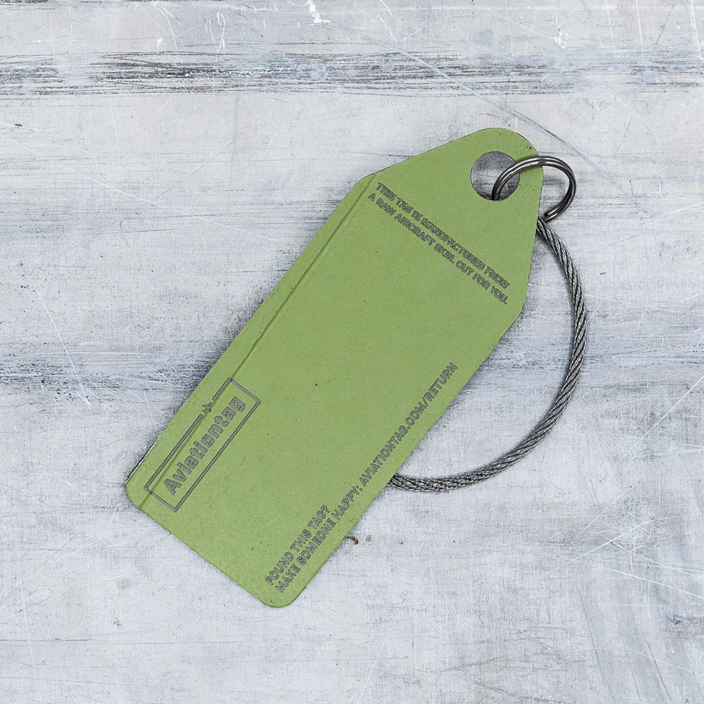 Boyle Aviationtag Keychain ATR 42 Tag Aircraft Skin Satena 14.5cm (Blue) - Image 3