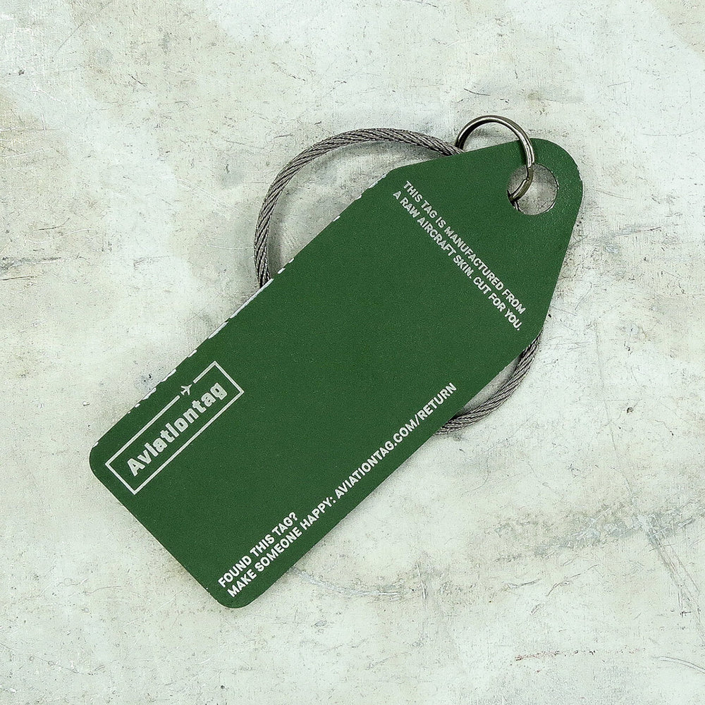 Boyle Aviationtag Keychain Douglas DC-3 Candy Bomber Tag 14.5cm (Silver) - Image 3