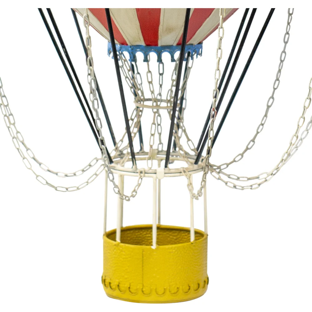 Boyle Handmade Metal Balloon Ornament Large 103cm (Red/White) - Image 2