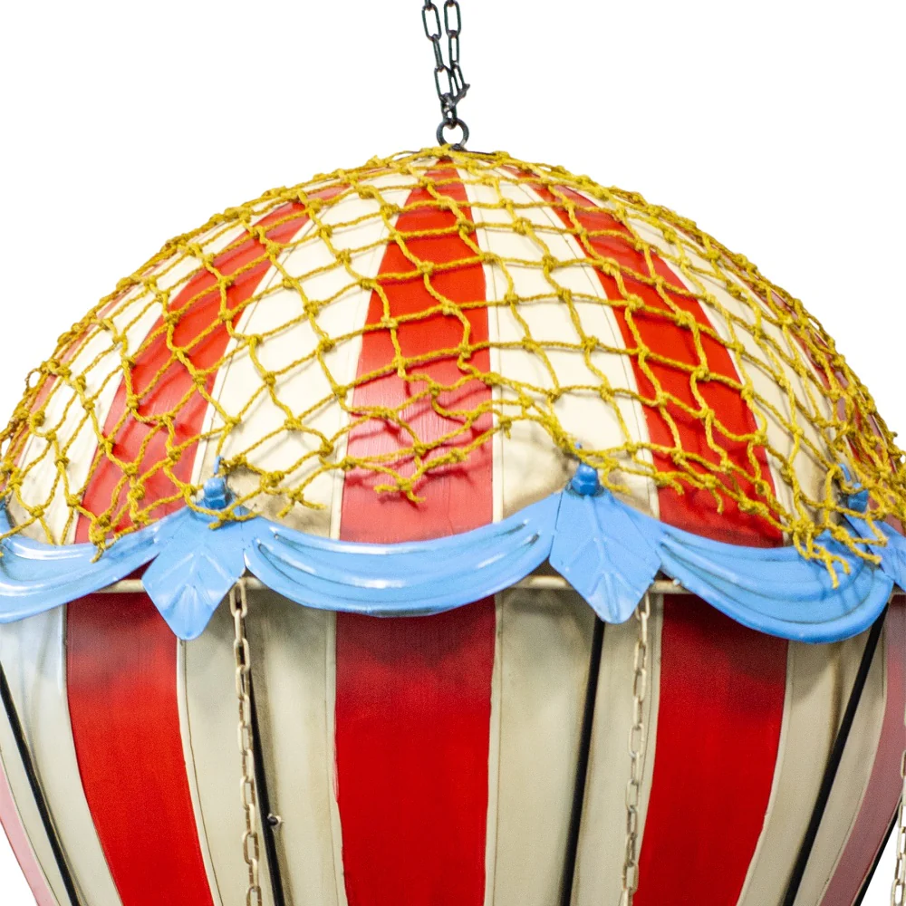 Boyle Handmade Metal Balloon Ornament Large 103cm (Red/White) - Image 3