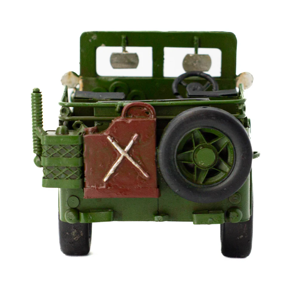 Boyle Metal Display Army Jeep Handmade Ornament Home Decor 17cm - Image 5