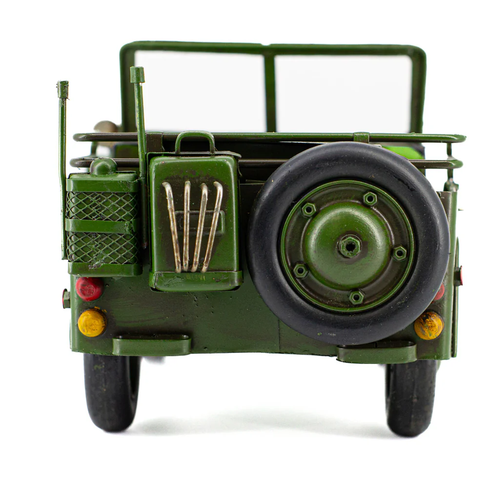 Boyle Metal Display Army Jeep Handmade Ornament Home Decor 29cm - Image 6
