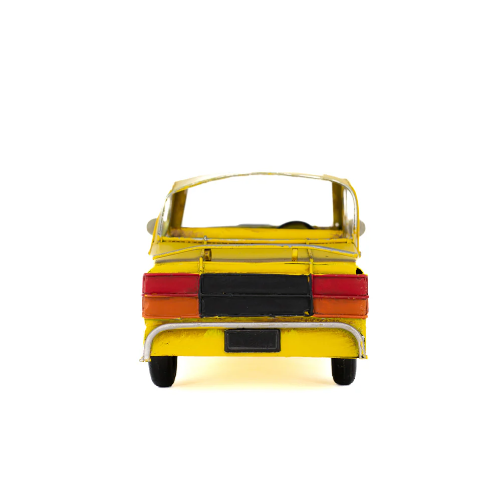 Boyle Metal Display Ford GT-HO Handmade Ornament Home Decor 27cm (Yellow) - Image 5