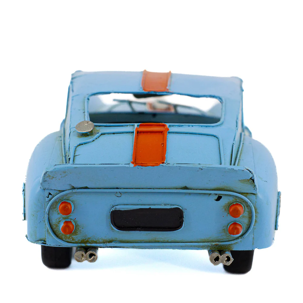 Boyle Metal Display No 8 Racer Handmade Ornament Home Decor Blue 31cm - Image 5