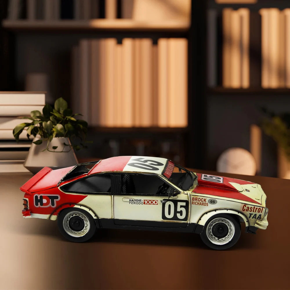 Boyle Metal Ornament Figurine 1978 Torana Bathurst Car 27x8cm (Red) - Image 6