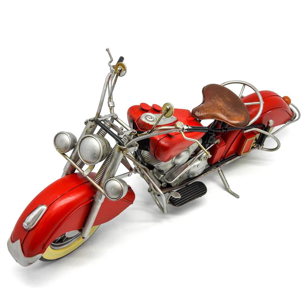 Boyle Metal Ornament Home Decor Collectible 1948 Chief Motorcycle 41x21x20.8cm - Image 6