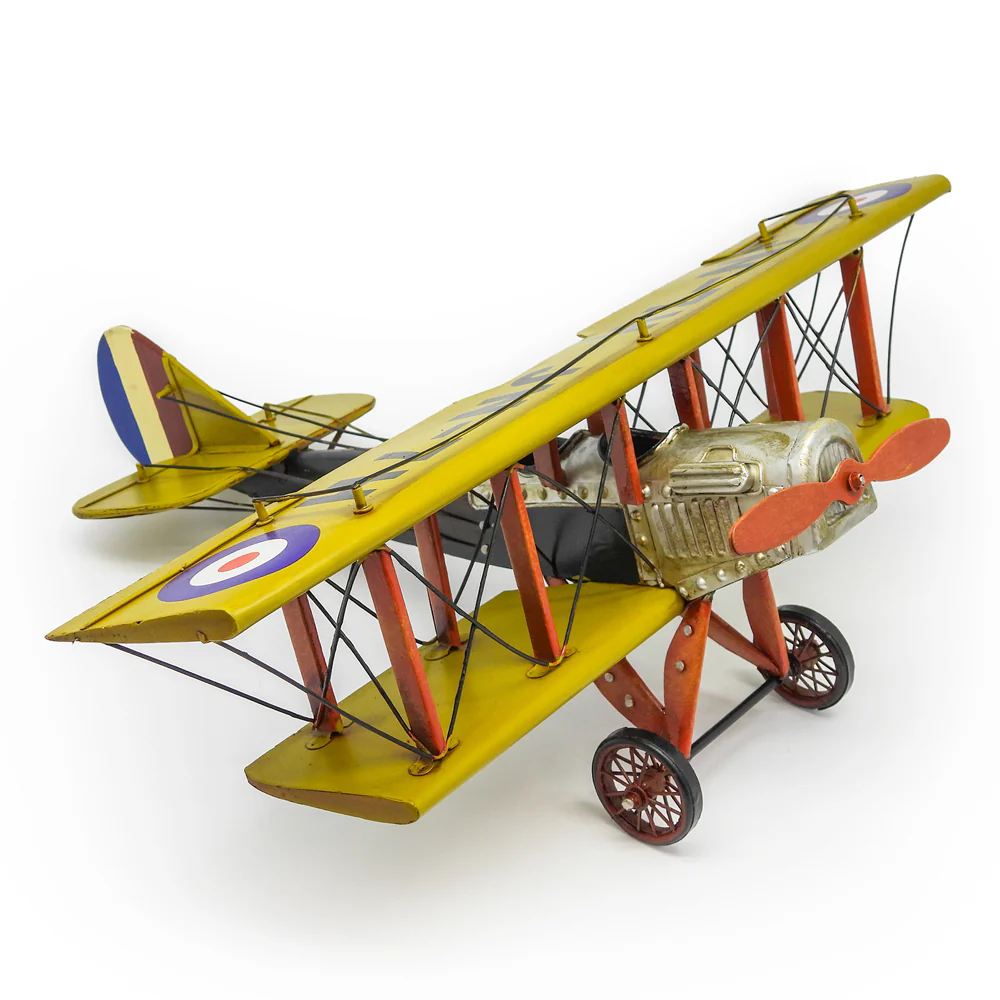 Boyle Metal Ornament Home Decor Collectible Curtis Jenny Plane 43x39x14.5cm - Image 2