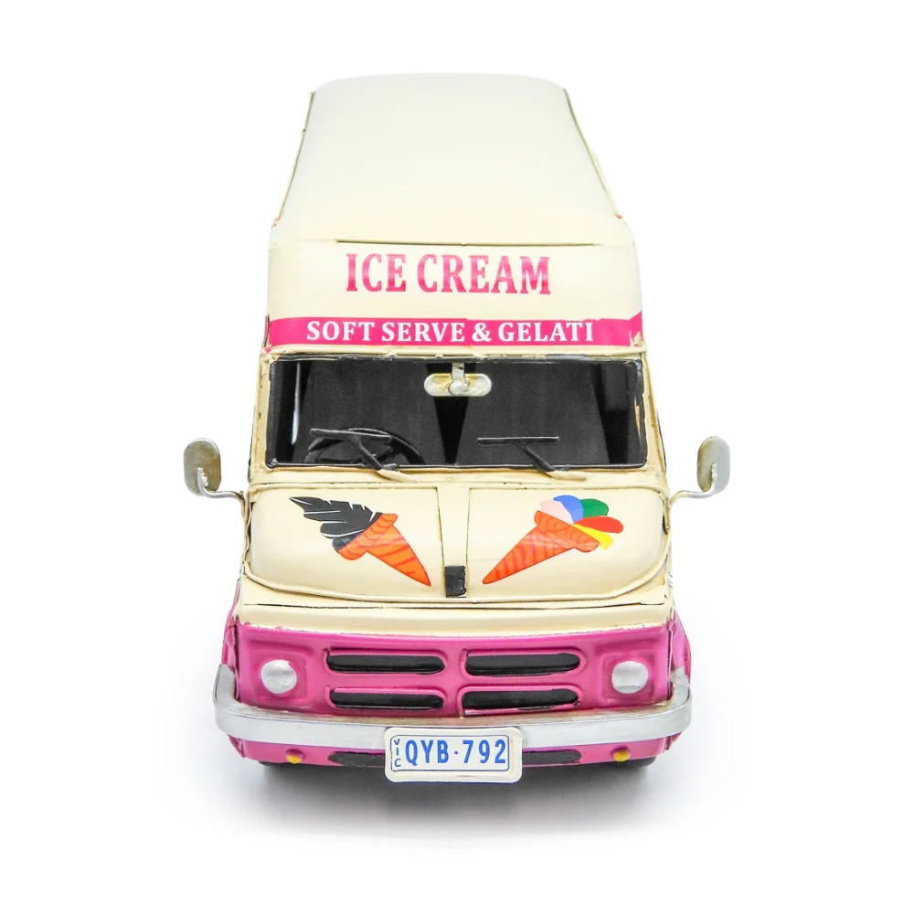 Boyle Metal Ornament Home Decor Collectible Ice Cream Truck Without Music 32cm - Image 3