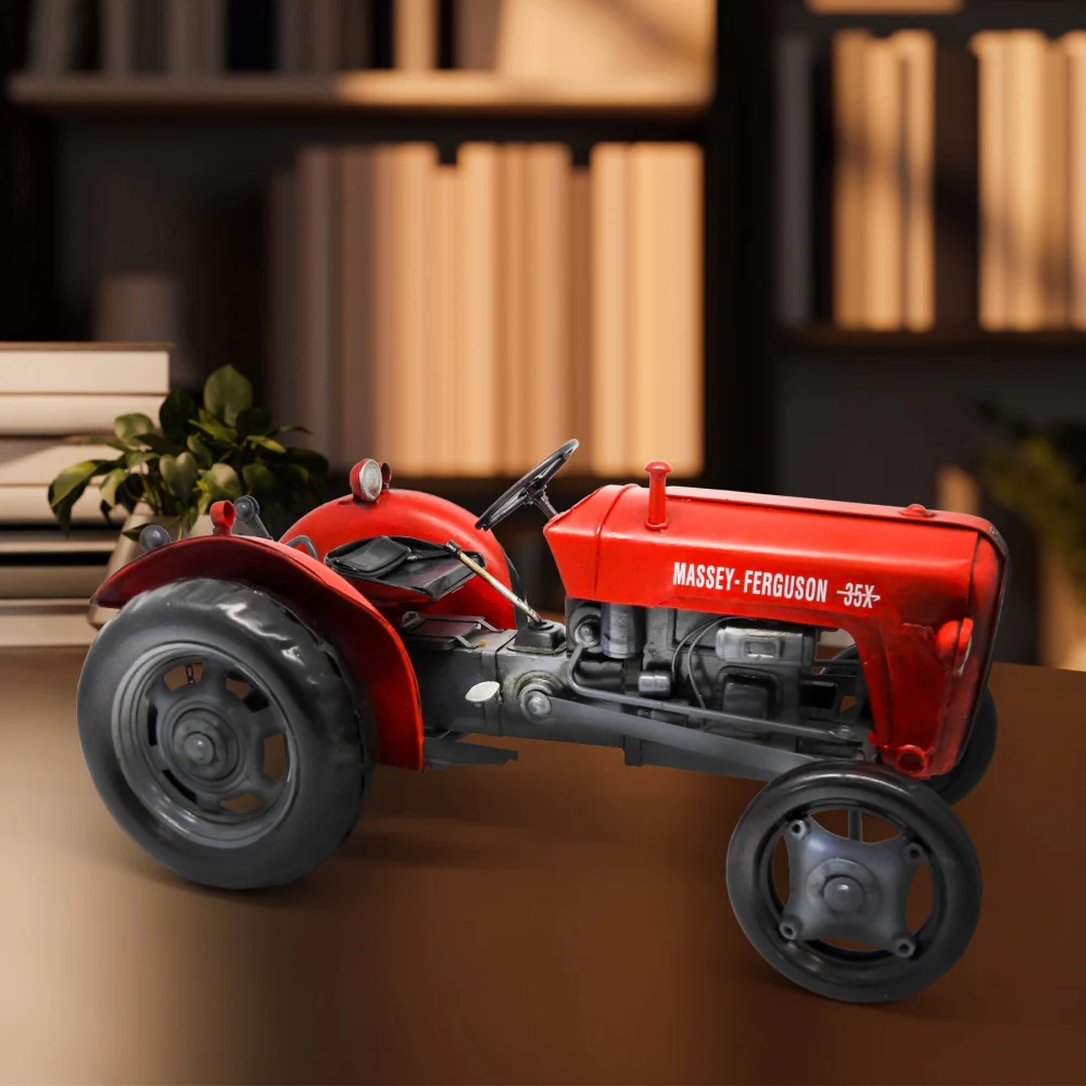 Boyle Metal Ornament Home Decor Collectible Massey Ferguson 35 Tractor 30cm - Image 6