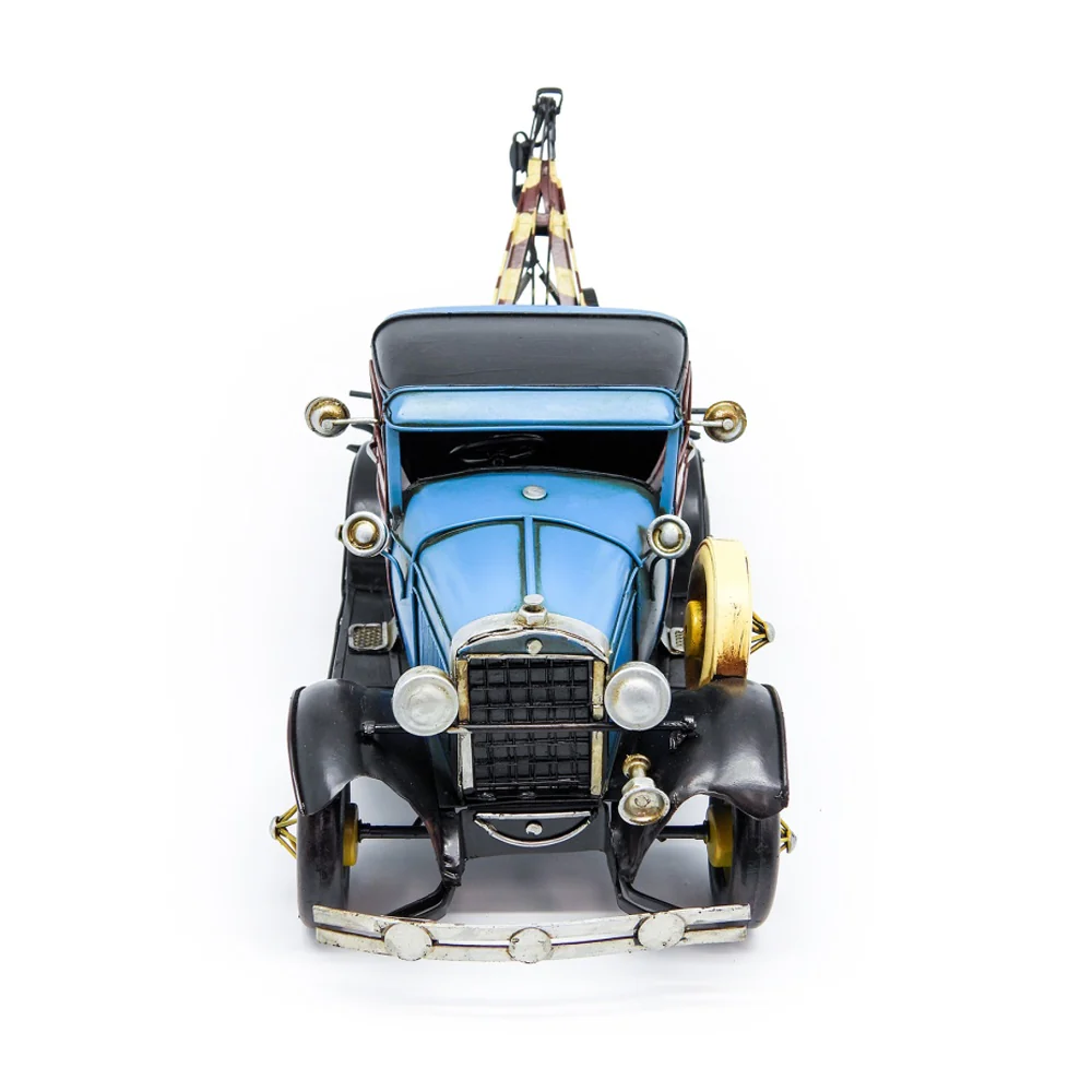 Boyle Metal Ornament Home Decor Collectible Old Ford Tow Truck 41x17x18cm - Image 3