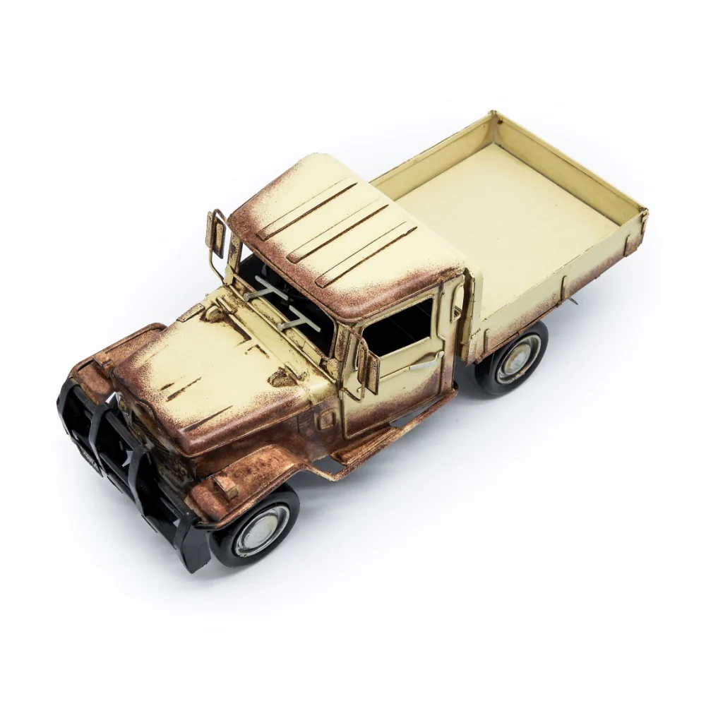 Boyle Metal Ornament Home Decor Collectible Toyota Land Cruiser Ute 29x13x12.5cm - Image 5