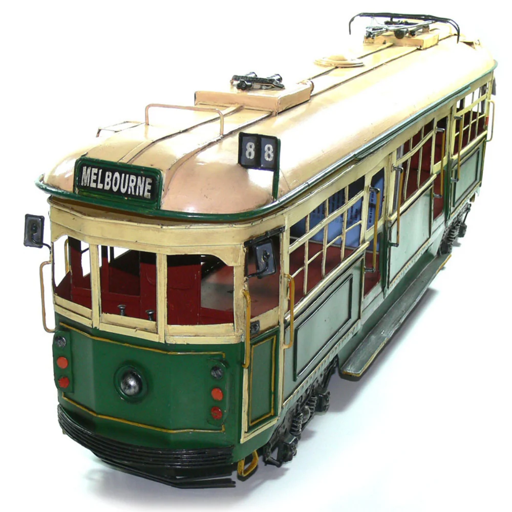 Boyle Metal Ornament Home Decor Melbourne W Class Tram Storage Organiser 85cm - Image 2