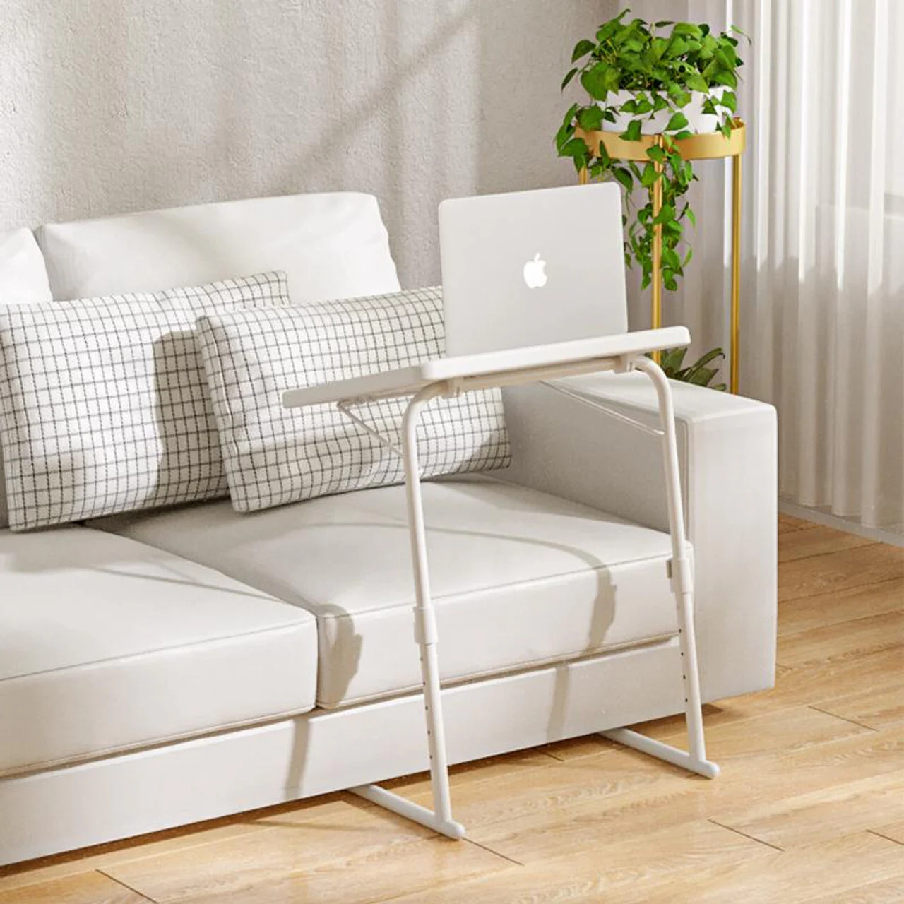 BR Home Portable Metal Adjustable Table - Image 4