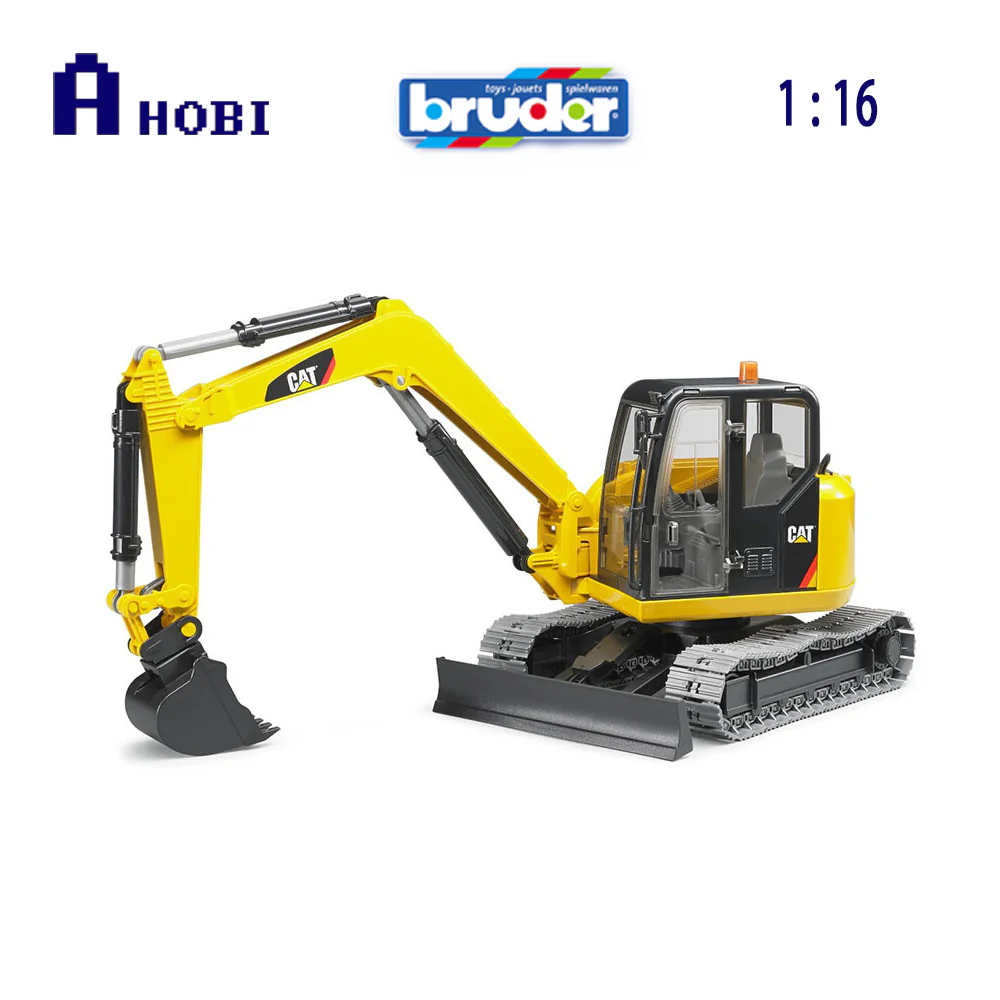 Bruder Licensed 1:16 Scale Caterpillar Mini Excavator With Genuine Chain Links Tracked Chassis - Image 3