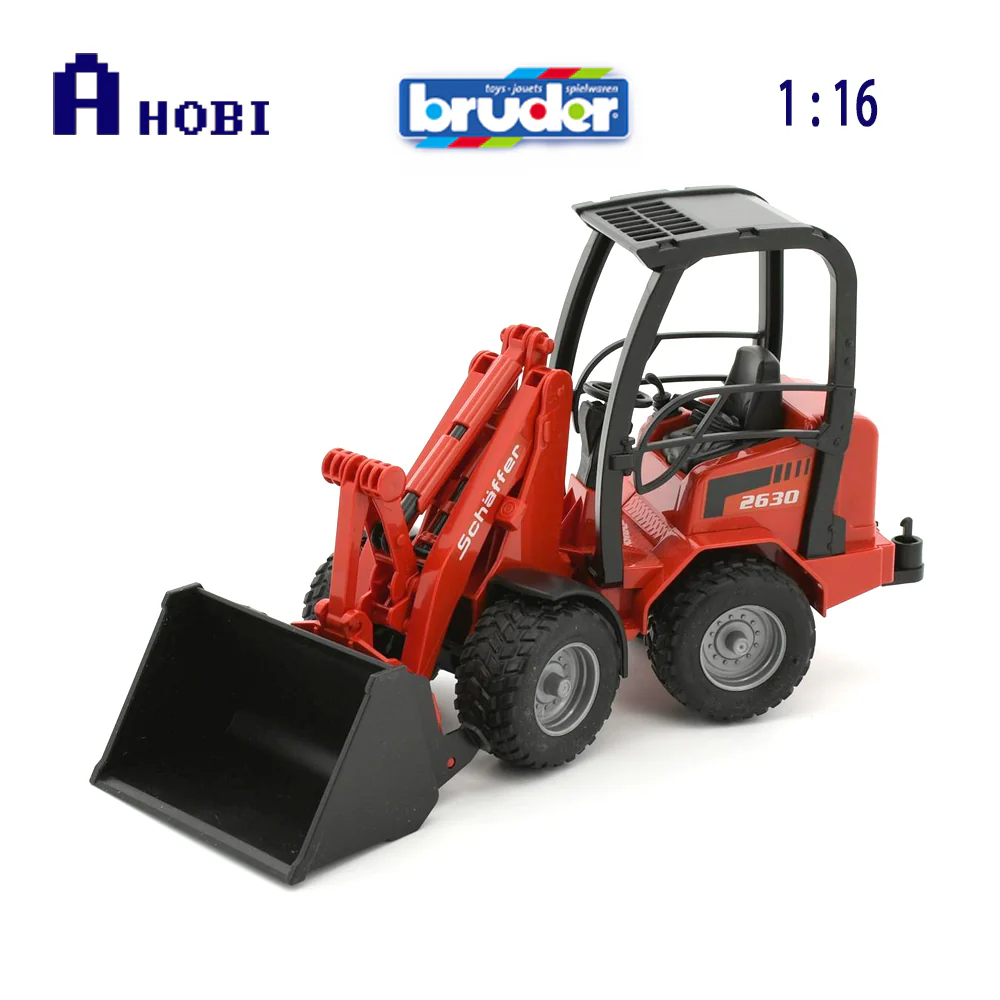 Bruder Licensed 1:16 Scale Shaffer Wheeled Compact Loader Model Red - Image 3