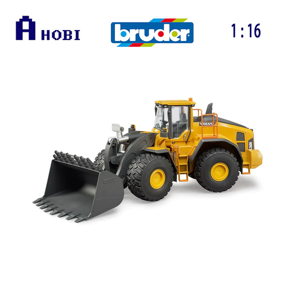 Bruder Licensed 1:16 Scale Volvo Wheeled Front End Loader L260H Model Toy Yellow - Image 3