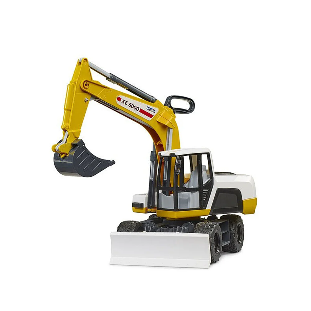 Bruder Wheel Excavator XE 5000 Yellow White Toy Vehicle Model - Image 2