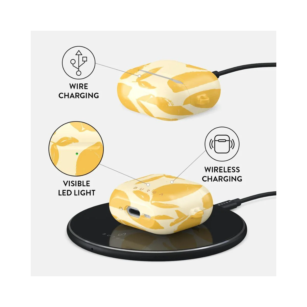 Burga Airpods Gen 4 Lemon Tart - Image 2