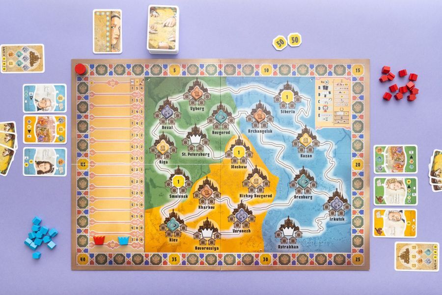Capstone Games Catherine: The Cities of the Tsarina Board Game - Image 3