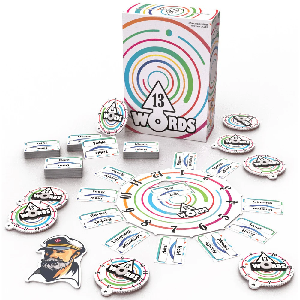 Captain Games 13 Words 2-8 Player Board Game Cooperative Play Kids/Family 8y+ - Image 2