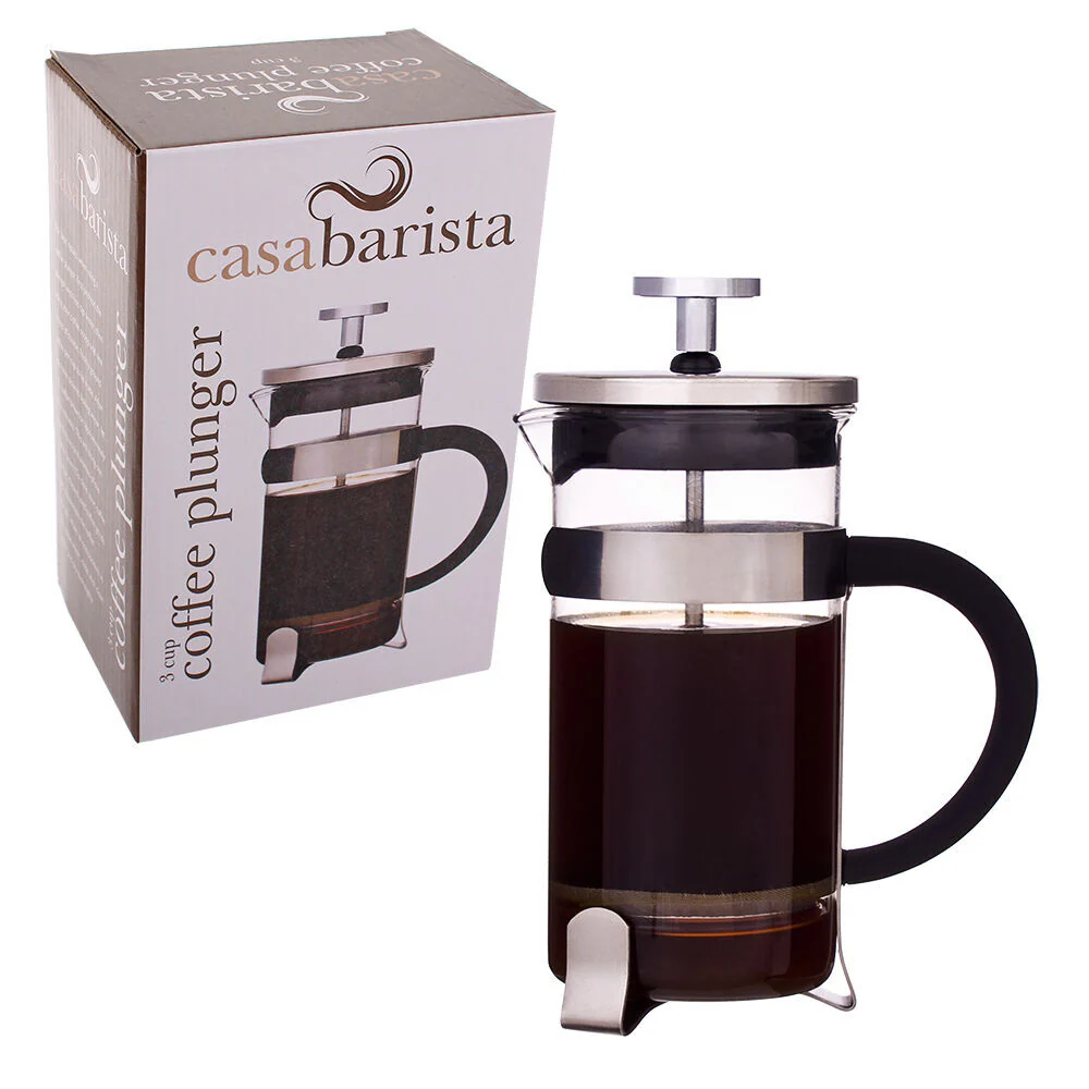 Casabarista 3-Cup/350ml Coffee Plunger Brewer with Scoop - Image 3