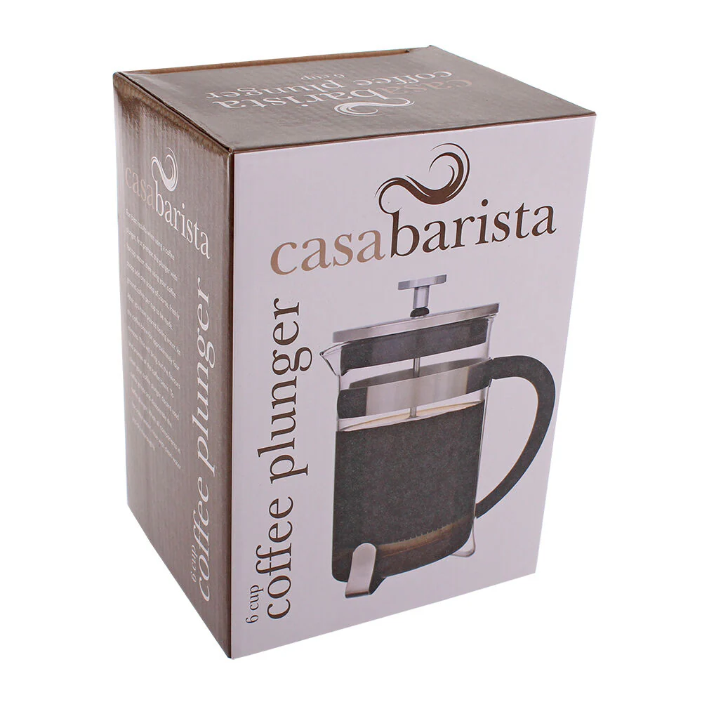 Casabarista 6-Cup/800ml Coffee Plunger Press Brewer with Scoop - Image 2