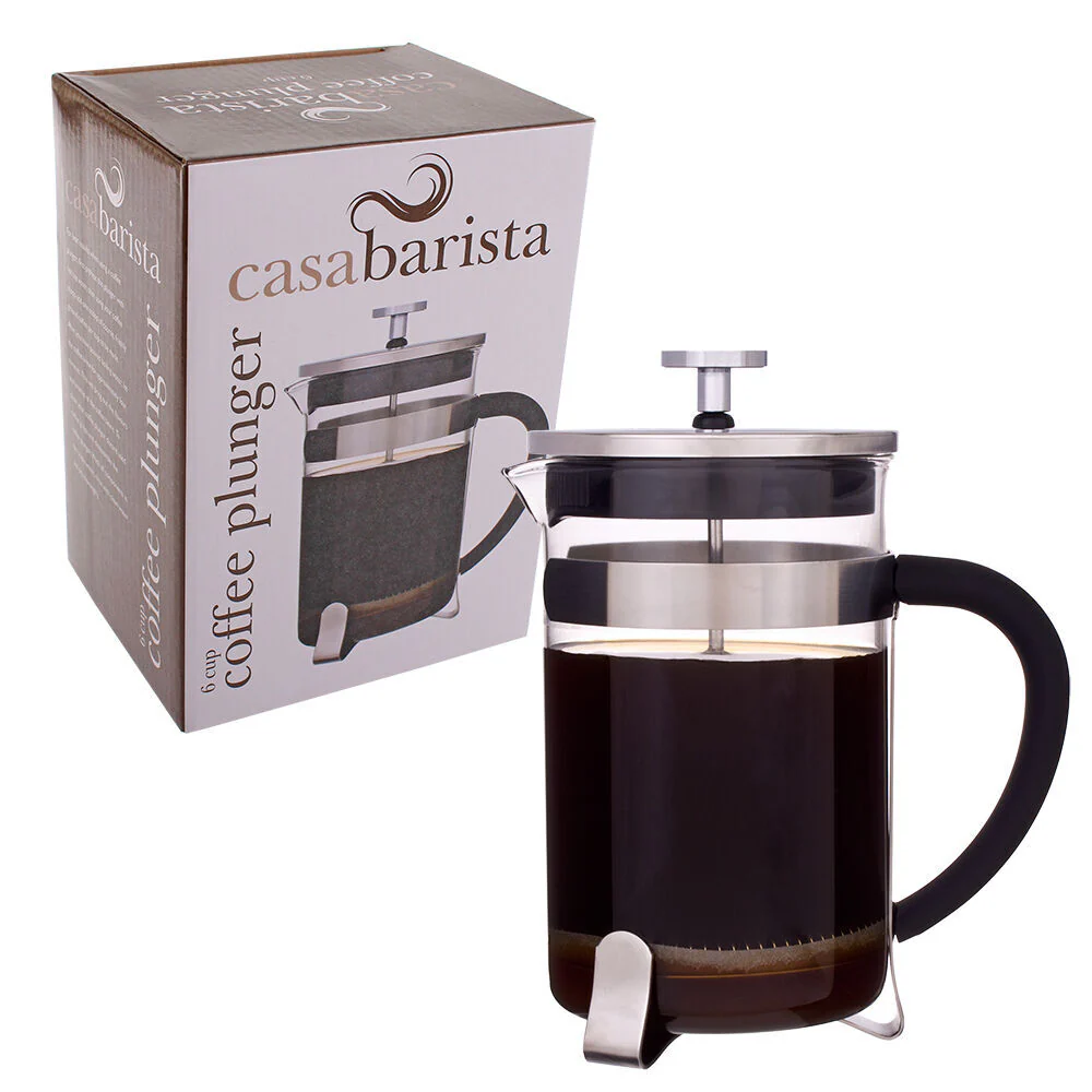 Casabarista 6-Cup/800ml Coffee Plunger Press Brewer with Scoop - Image 3