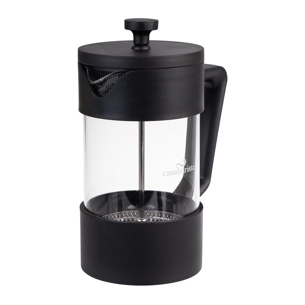Casabarista Oslo Accent Stainless Steel Coffee Plunger 5 Cup 600ml Black - Image 3