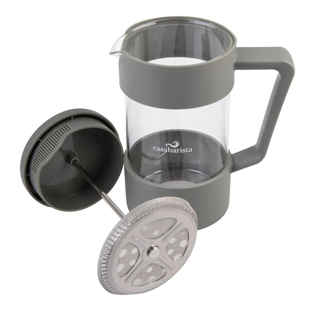 Casabarista Oslo Accent Stainless Steel Coffee Plunger 5 Cup 600ml Eucalypt - Image 5