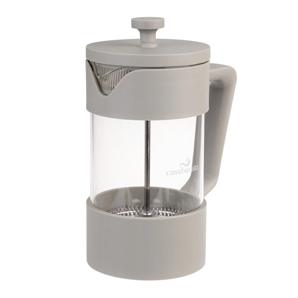 Casabarista Oslo Accent Stainless Steel Coffee Plunger 5 Cup 600ml Taupe - Image 3