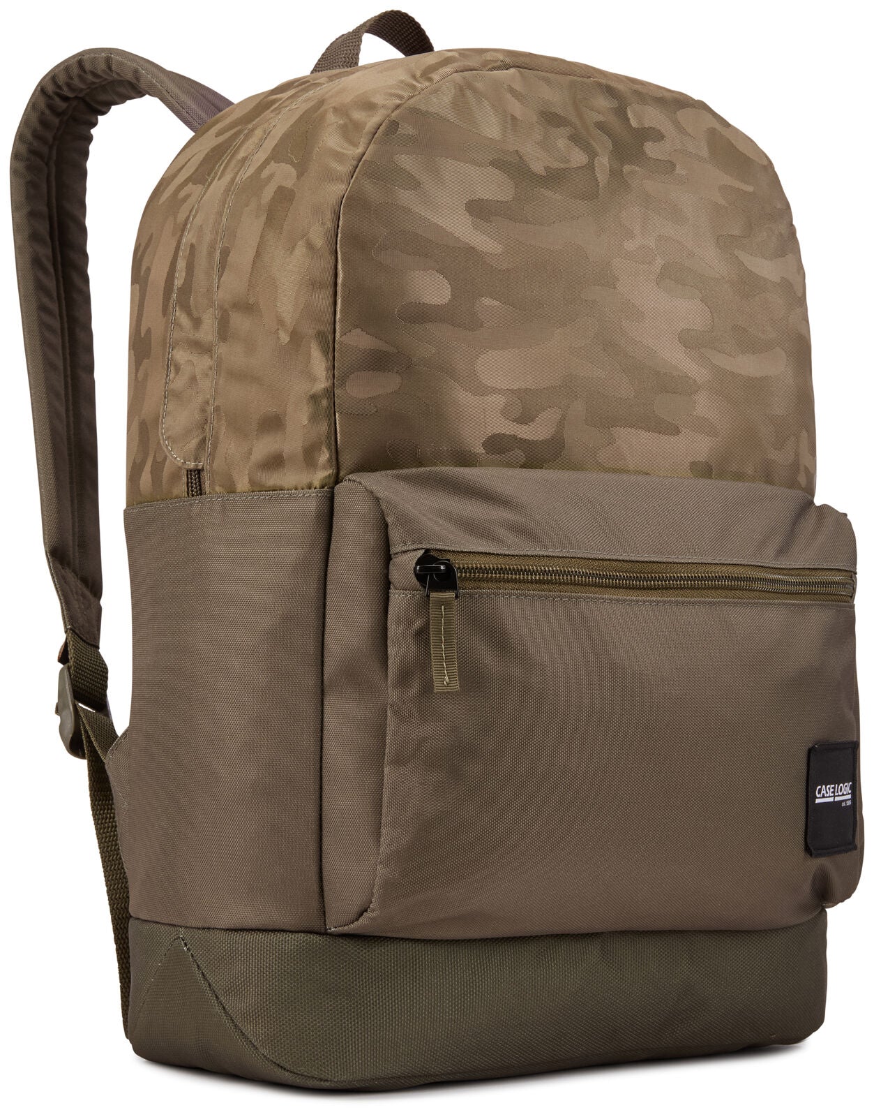 Case Logic Founder 26L Backpack Bag with Free Pencil Case in Olive/Camo - Image 7