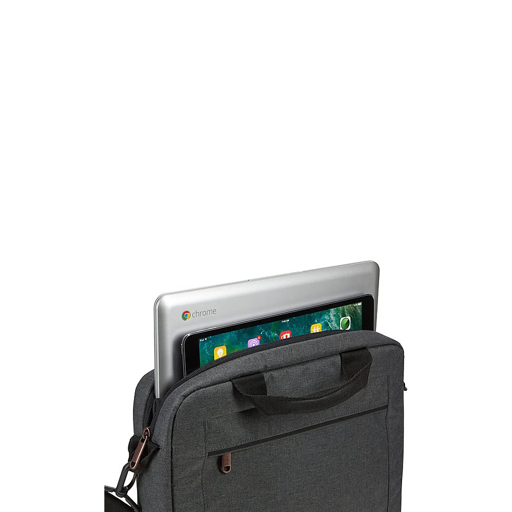 Case Logic Slim Era Attache 11.6" Laptop Computer Travel Bag in Black - Image 7