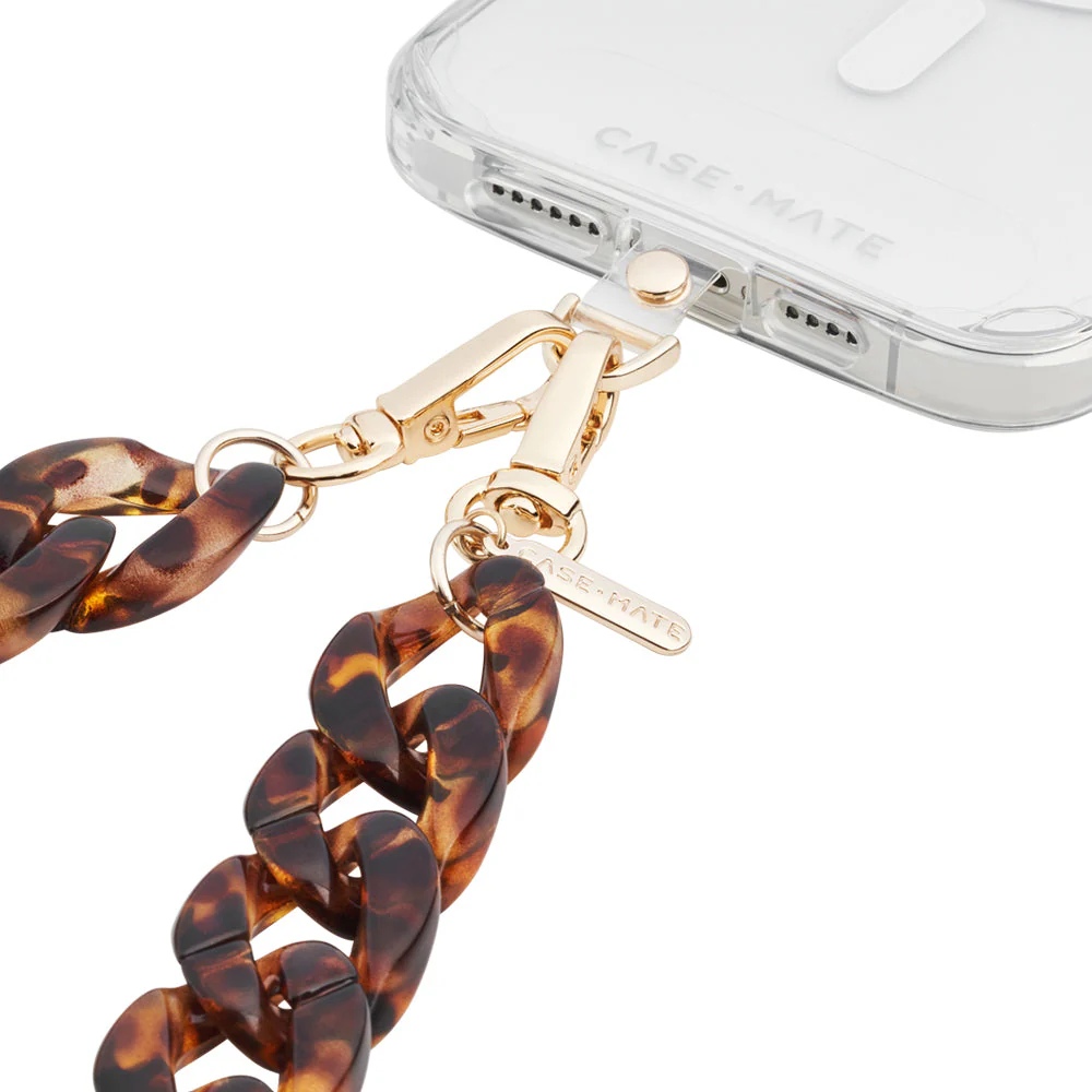 Case-Mate Phone Crossbody Chain - Universal - Tortoiseshell - - Image 3