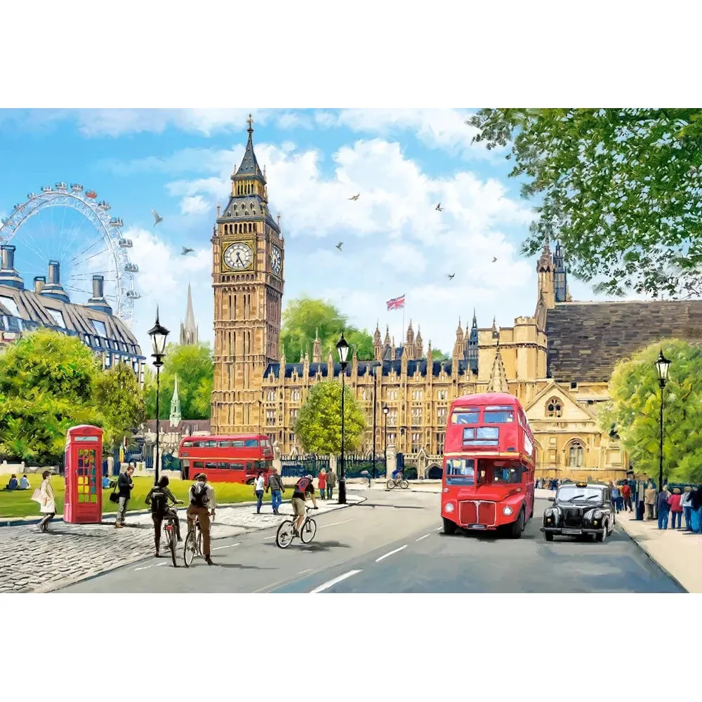 Castorland 1000-Pieces Busy Morning In London Puzzle - Image 2