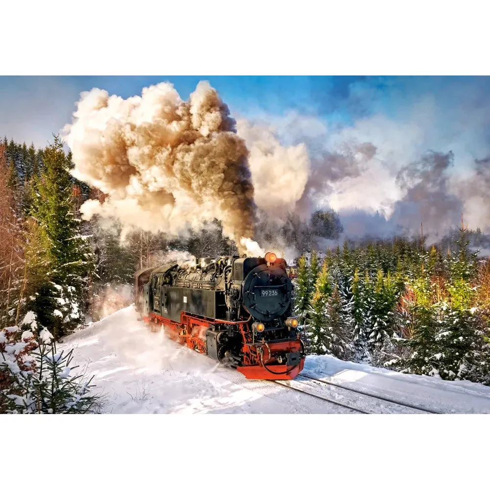 Castorland 1000-Pieces Steam Train Puzzle - Image 2