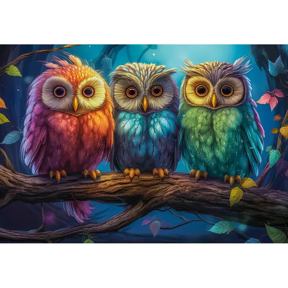Castorland 1000-Pieces Three Little Owls Puzzle - Image 2