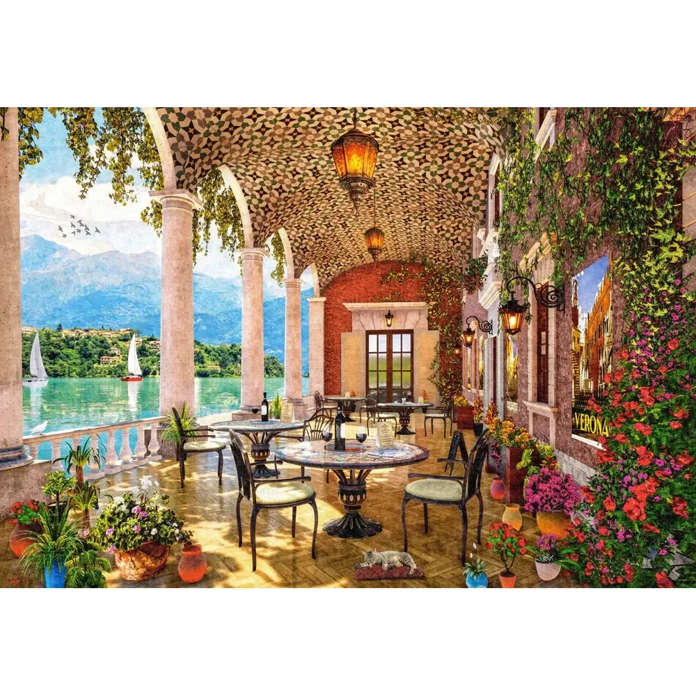 Castorland 1500-Pieces Lakeside Terrace Puzzle - Image 2