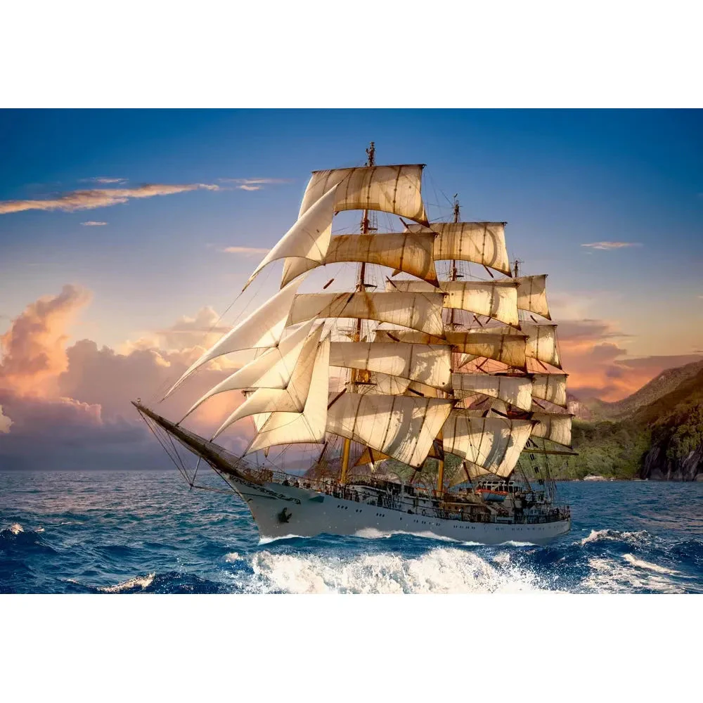 Castorland 1500-Pieces Sailing At Sunset Puzzle - Image 2