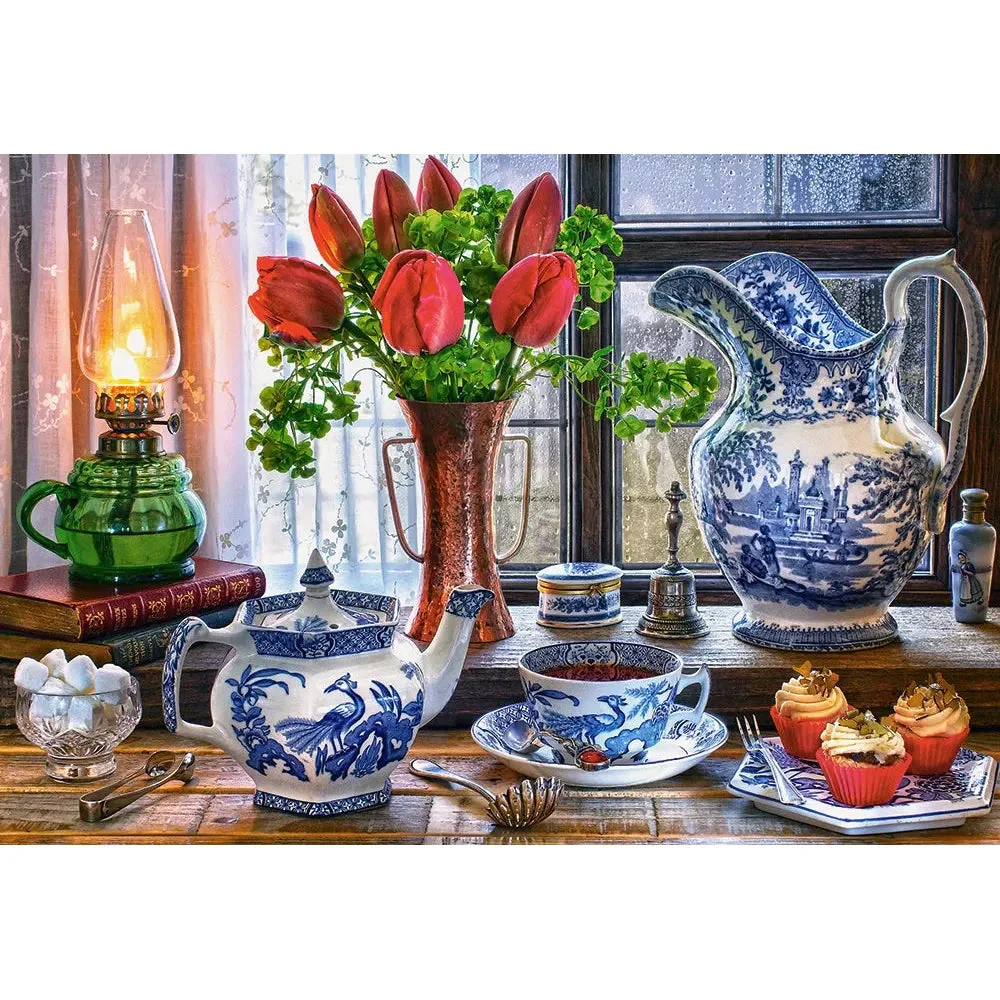 Castorland 1500-Pieces Still Life With Tulips Puzzle - Image 2