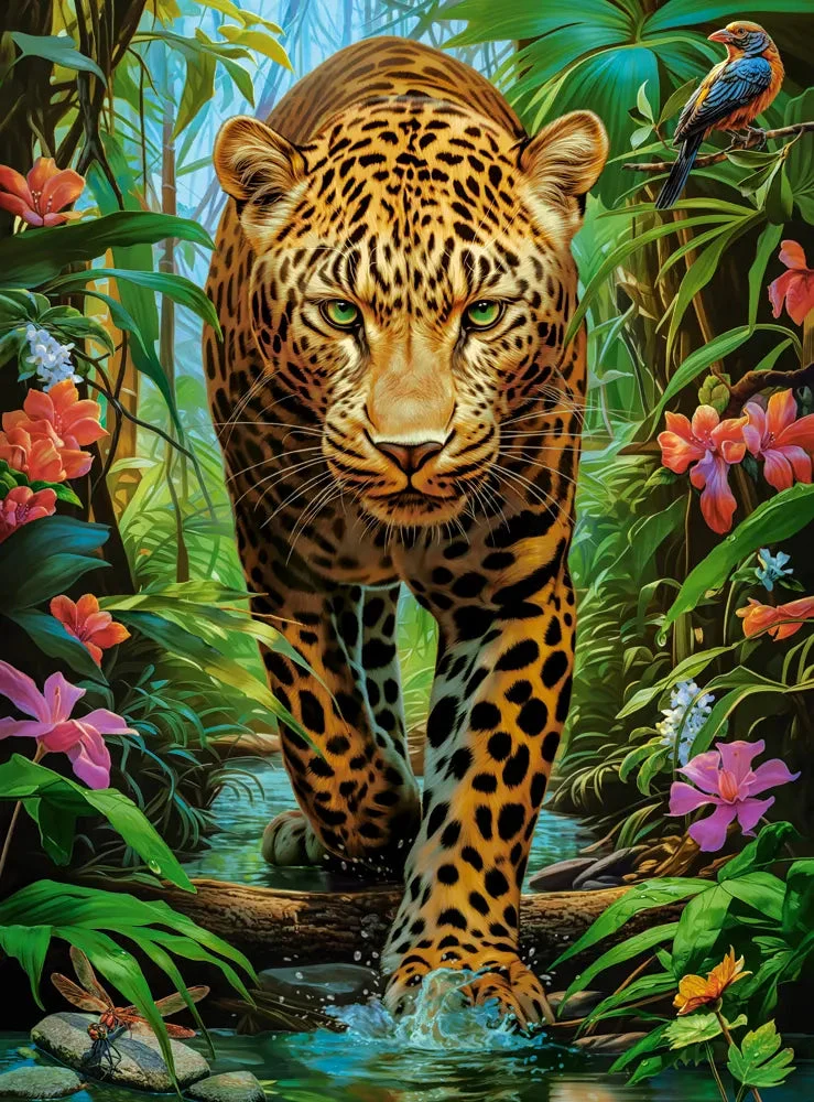 Castorland 2000-Pieces Leopard In The Wild Puzzle - Image 2